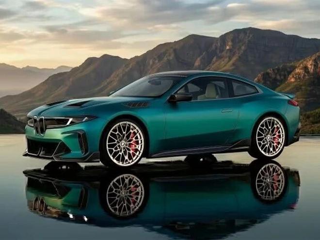 新一代宝马M4渲染图发布！大双肾被取消外形竟长得像野马？(图6)