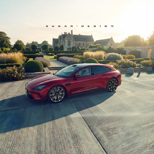 启境首款汽车渲染图曝光配贯穿式尾灯华为乾崑加持(图1)